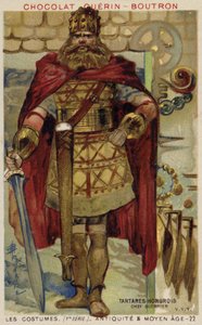 Hungarian Tartar Warrior Chief by French School